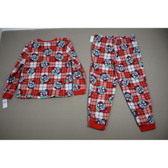 Briefly Stated Women's Mickey Mouse Christmas Matching Pajamas Set - Size L - Picture 3 of 8